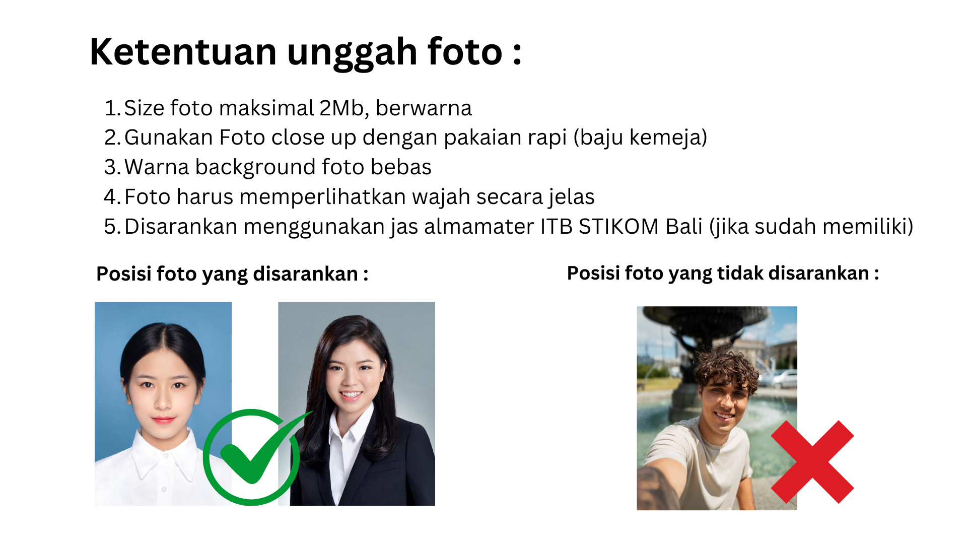 Ketentuan Unggah Foto